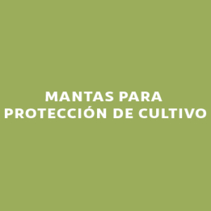 Mantas para protección de cultivo