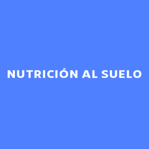 Nutrición al suelo